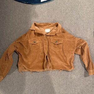 Brown corduroy American Eagle jacket - medium